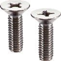 Cross Recessed Flat Head Machine Screws with Ventilation Hole